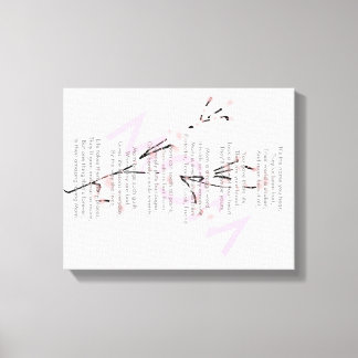 Mama Gedicht Leinwanddruck