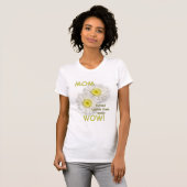 MAMA gedrehte Oberseite - unten Zauber wow! T-Shirt (Vorne ganz)