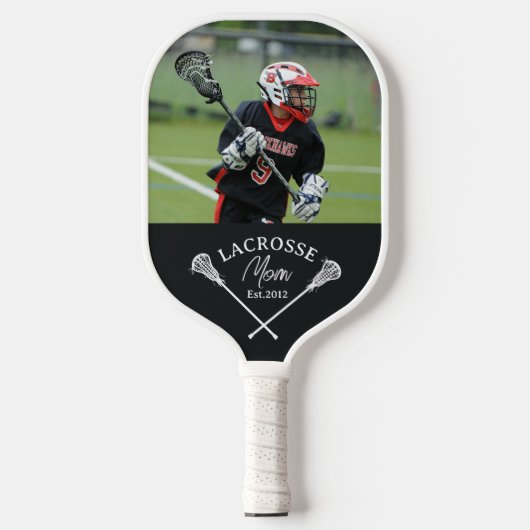 Mama Gegr. Fotogeschenk Pickleball Schläger (Vorderseite)