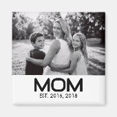 Mama Gegründet Foto-Geschenk Magnet (Vorne)