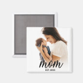 Mama Gegründet Foto-Geschenk Magnet (Vorderseite/Rückseite)