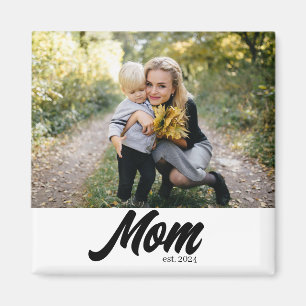 Mama Gegründet Foto Muttertag Magnet