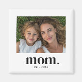 Mama Gegründet Fotogeschenk  Magnet (Vorne)