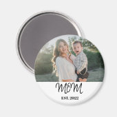 Mama gegründet, Geschenkmagnet  Magnet (Vorderseite/Rückseite)