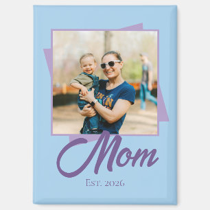Mama Gegründet Jahr mit Foto Magnet