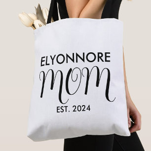 Mama Gegründet Neues Mama-Geschenk Schwarzes Benut Tasche