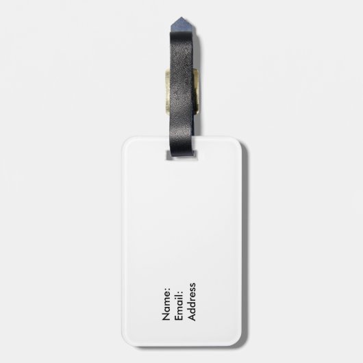 Mama Gepäckmarke Gepäckanhänger (Rückseite vertikal)