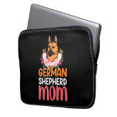 Mama German Shepard Shepherd Dog Laptopschutzhülle (Vorderseite Links)