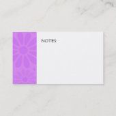 Mama-Geschäfts-Karten - Lavendel-Blumen Telefonnummerkarte (Rückseite)