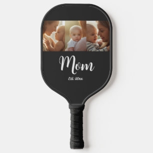 Mama Geschätztes Jahr Moderne Bold Script Pickleba Pickleball Schläger