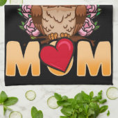 Mama | Geschenk für die Mama des Eigners Geschirrtuch (Gefaltet)