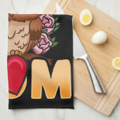 Mama | Geschenk für die Mama des Eigners Geschirrtuch (Viertel Falte)
