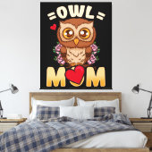 Mama | Geschenk für die Mama des Eigners Leinwanddruck (Insitu (Schlafzimmer))