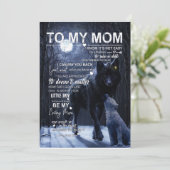 Mama Geschenke | Brief an meine Mama Liebe von Soh Einladung (Stehend Vorderseite)