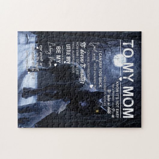 Mama Geschenke | Brief an meine Mama Liebe von Soh Puzzle (Horizontal)