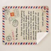 Mama Geschenke | Brief an meine Mama Liebe von Soh Sherpadecke (Vorderseite (Horizontal))