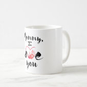 Mama, Geschenke der i-Liebe-Sie Tassen-Mutter Kaffeetasse (VorderseiteRechts)