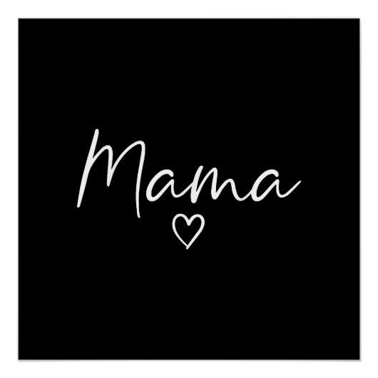 Mama-Geschenke für Frauen Herzmüttertag Poster (Vorderseite)