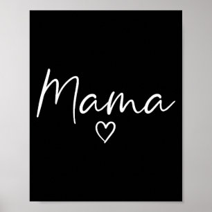 Mama-Geschenke für Frauen Herzmüttertag Poster