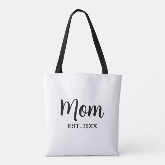 Mama: Geschenke für Junge Mütter Tasche (Rückseite)