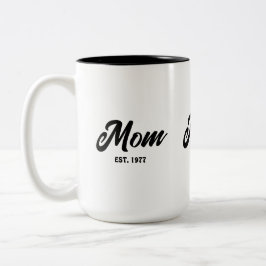 Mama: Geschenke für Junge Mütter Zweifarbige Tasse