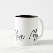 Mama: Geschenke für Junge Mütter Zweifarbige Tasse (VorderseiteRechts)