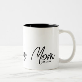 Mama: Geschenke für Junge Mütter Zweifarbige Tasse