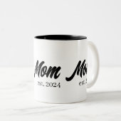 Mama: Geschenke für Junge Mütter Zweifarbige Tasse (VorderseiteRechts)