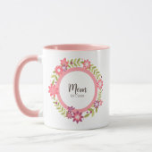 Mama Geschenkrahmen mit Blume Dekoration Tasse (Links)