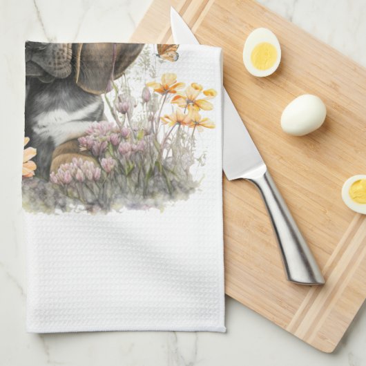 Mama Geschirrtuch (Viertel Falte)