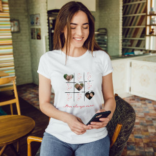 Mama gewinnt immer Niedlichen modernen XOXO Valent T-Shirt