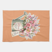 Mama Gießkanne Blumenstrauß - Muttertagsgeschenk Geschirrtuch (Horizontal)