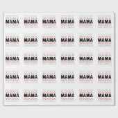 MAMA Gift Wrapping Paper Geschenkpapier (Flach)