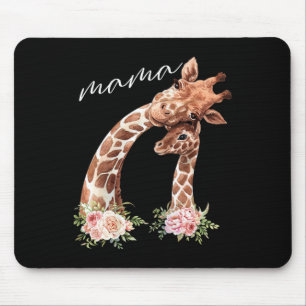 Mama Giraffe Shirt Junge Mutter Mommy Geschenk für Mousepad