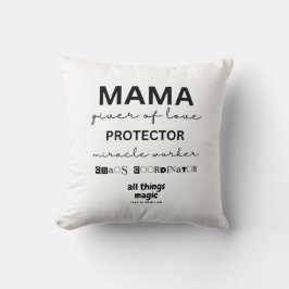 MAMA GIVER DER LIEBE PILLOW KISSEN