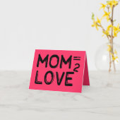 Mama gleicht Liebe Karte (Gelbe Blume)