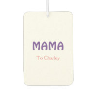 Mama glückliche Mütter Retro lila Namenstext vint