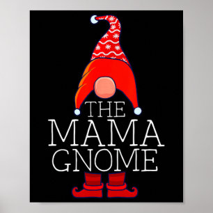 Mama Gnome Family Matching Group Weihnachtsartikel Poster