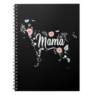 Mama Goat Floral Mama Lover Mor Oma Notizblock