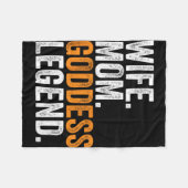 Mama Goddess Legend Funny Beruf Office Fleecedecke (Vorderseite (Horizontal))