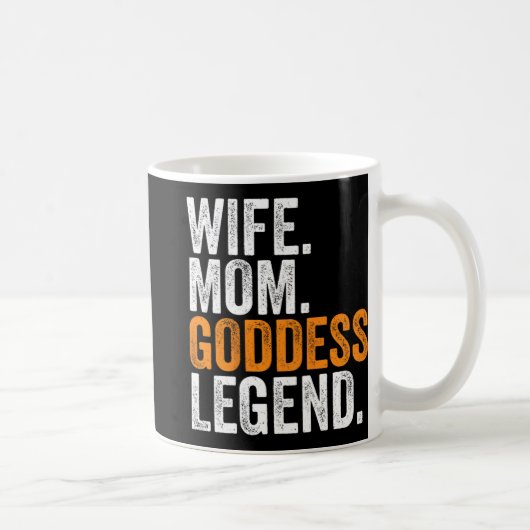 Mama Goddess Legend Funny Beruf Office Kaffeetasse (Rechts)