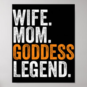 Mama Goddess Legend Funny Beruf Office Poster