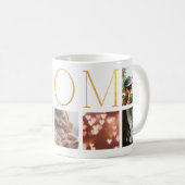 MAMA Gold Foil Moderner, eleganter Text Multi 7 Fo Kaffeetasse (VorderseiteRechts)