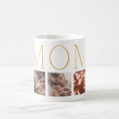 MAMA Gold Foil Moderner, eleganter Text Multi 7 Fo Kaffeetasse (Mittel)