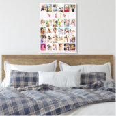 Mama Gold Letters 30 Vertikale Fotocollage Lilac Leinwanddruck (Insitu (Schlafzimmer))