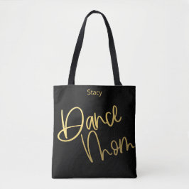 Mama Gold und Schwarz Niedlich Personalisiert Tasche