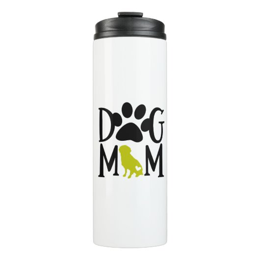 Mama Golden Retriever Thermosbecher (Vorderseite)