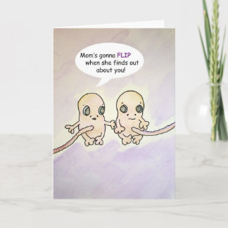 "Mama Gonna Drehte" Fetus Spaß Card Karte
