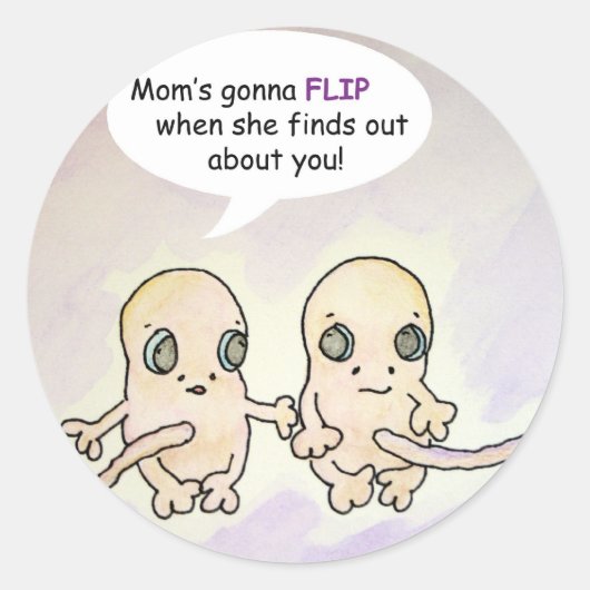 Mama Gonna Drehte zwei Sticker (Vorderseite)