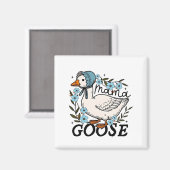 Mama Goose Albern Goose Mütter Day Magnet (Vorderseite/Rückseite)